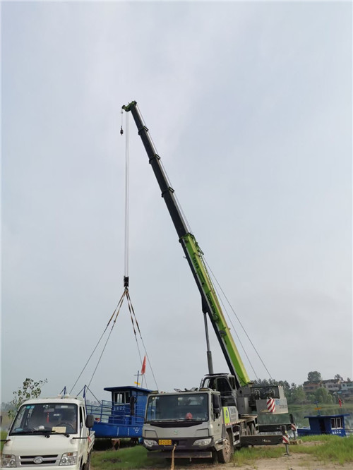 秀英区桥梁建设吊装案例